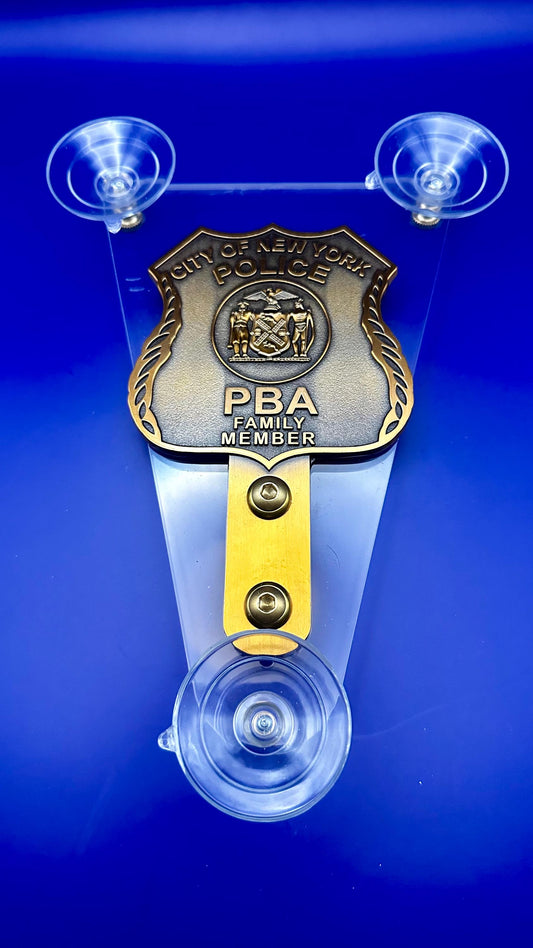 Windshield Badge PBA City of New York Police