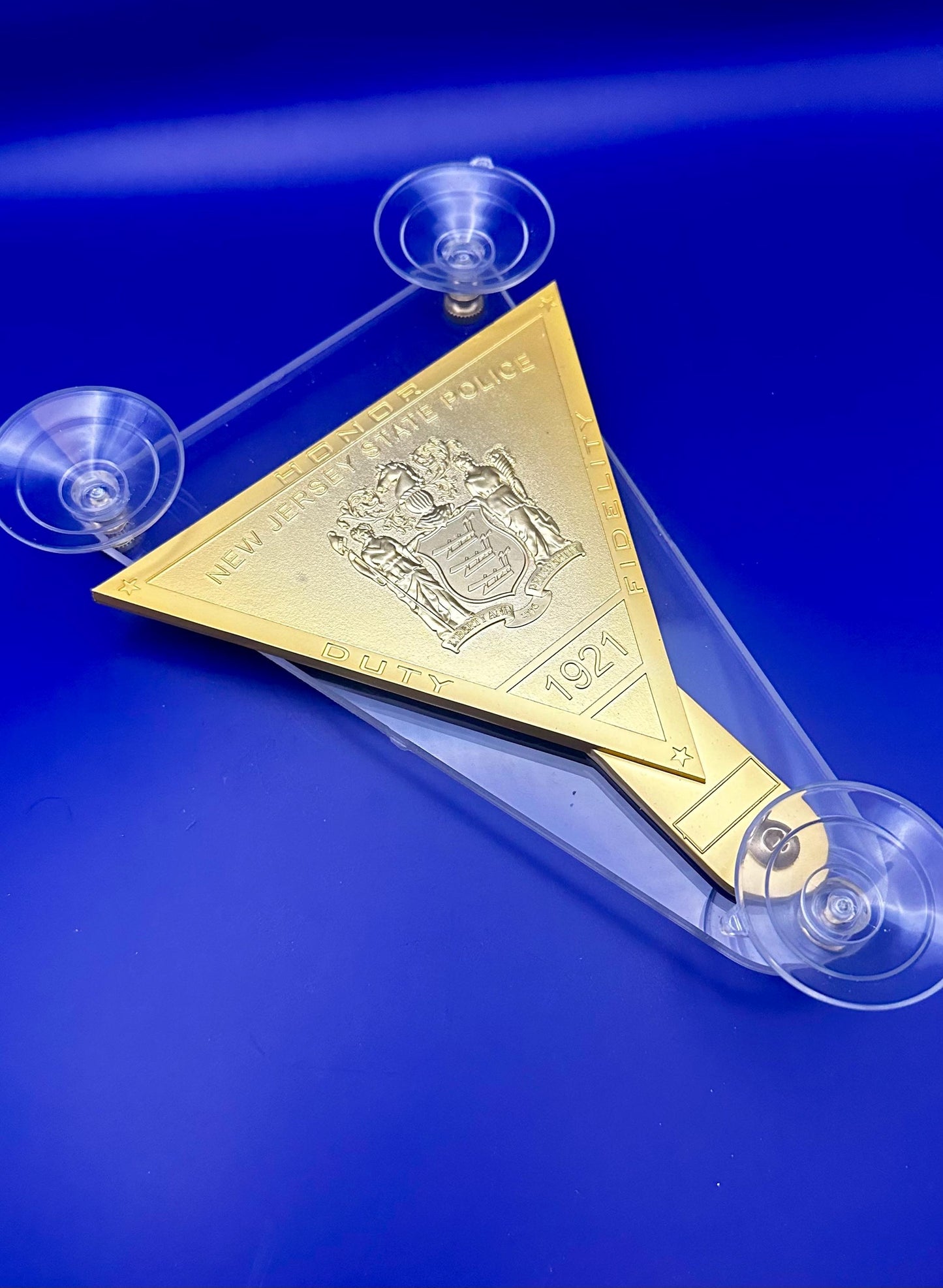 Windshield badge NJ state Police