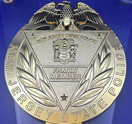 Windshield badge NJ state Police family member