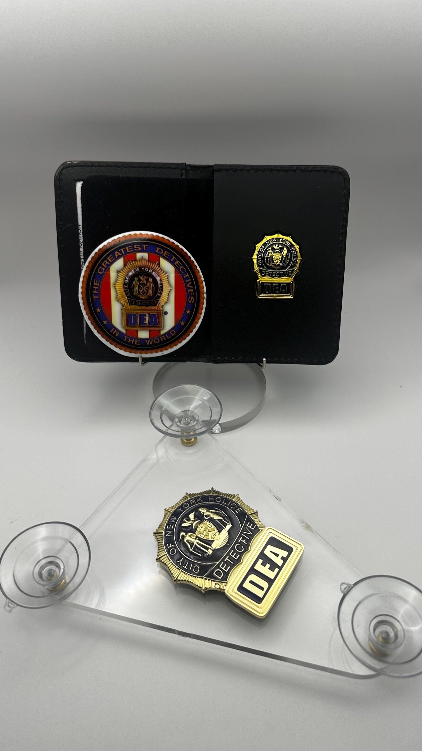 Windshield badge DEA NYPD Badge Set