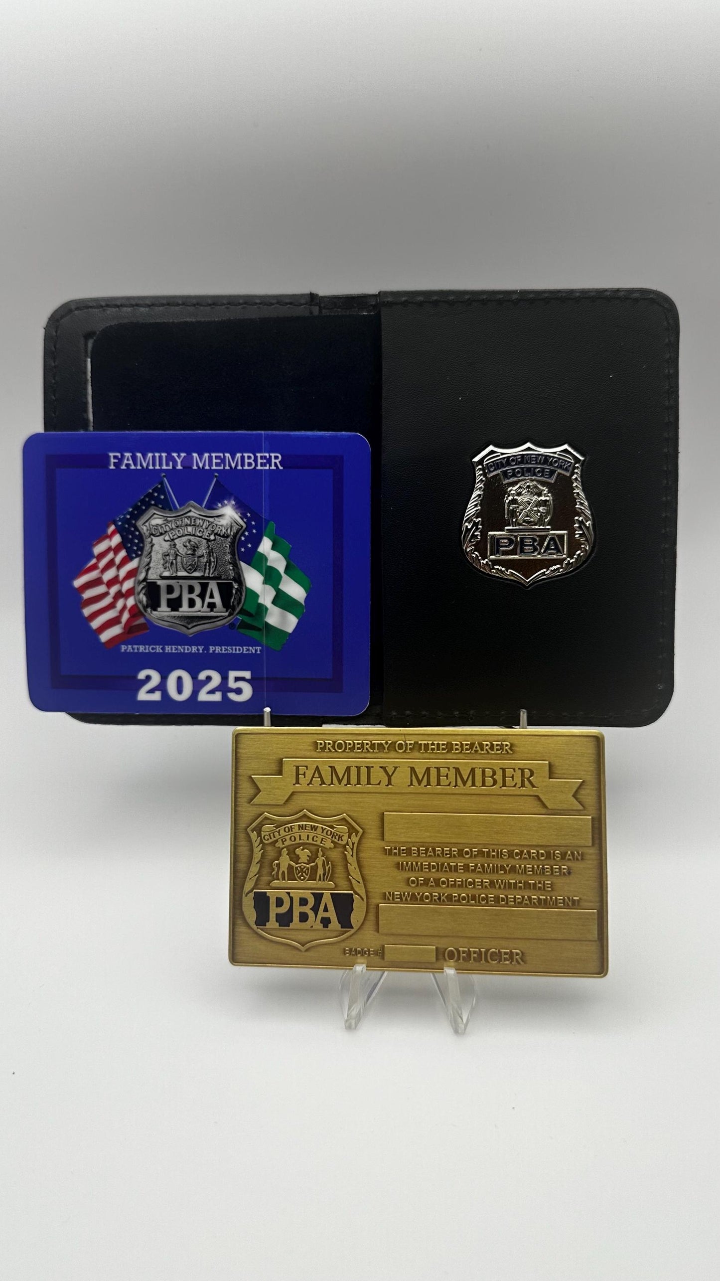 Windshield Badge PBA City of New York Police