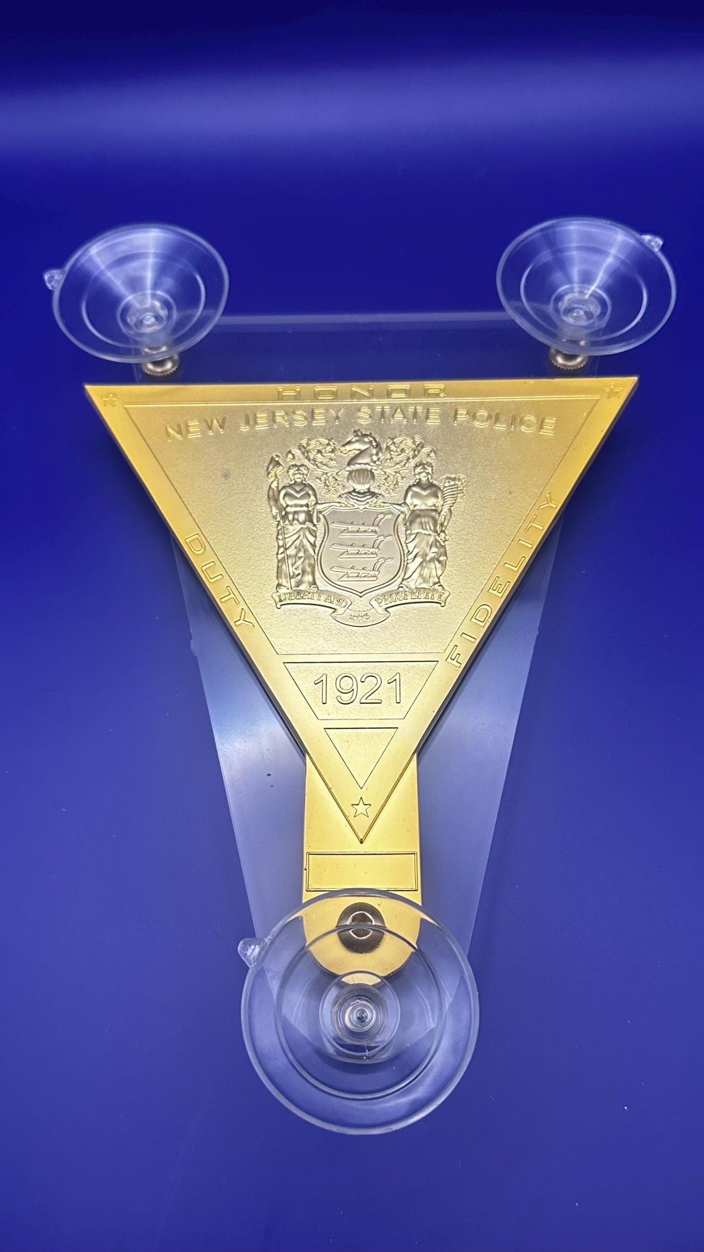 Windshield badge NJ state Police