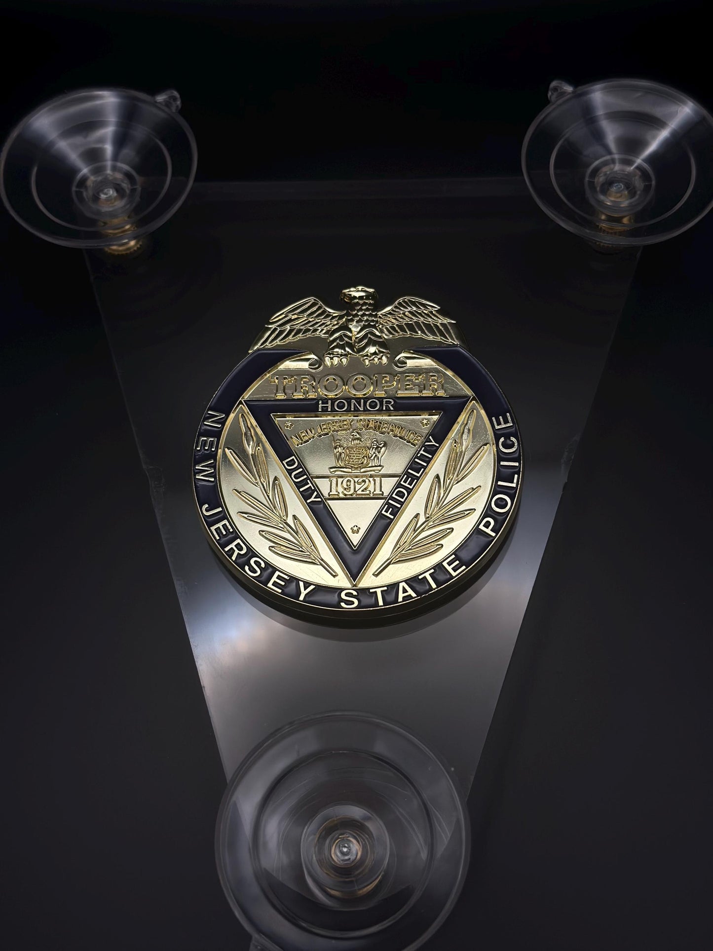 New Jersey State Police Badge Set