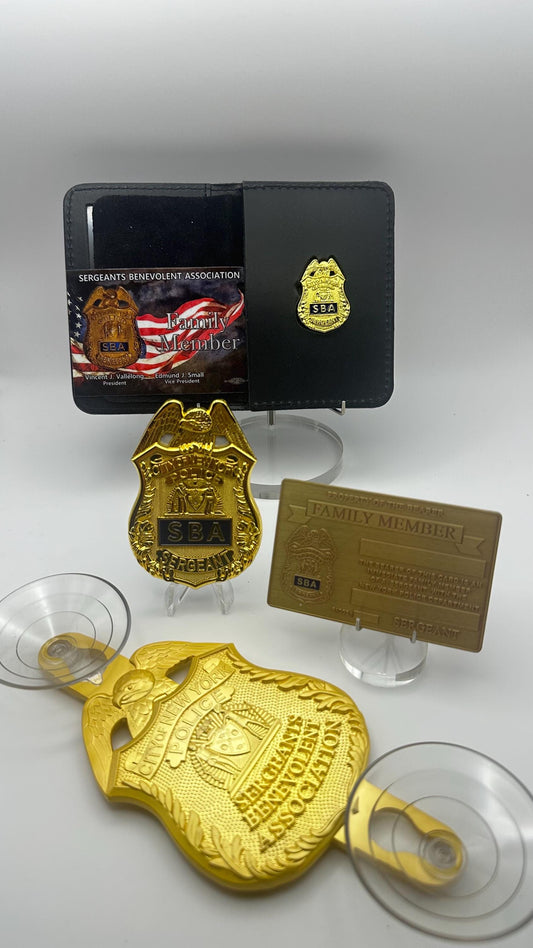NYPD Sergeant SBA Family Member Badge Set