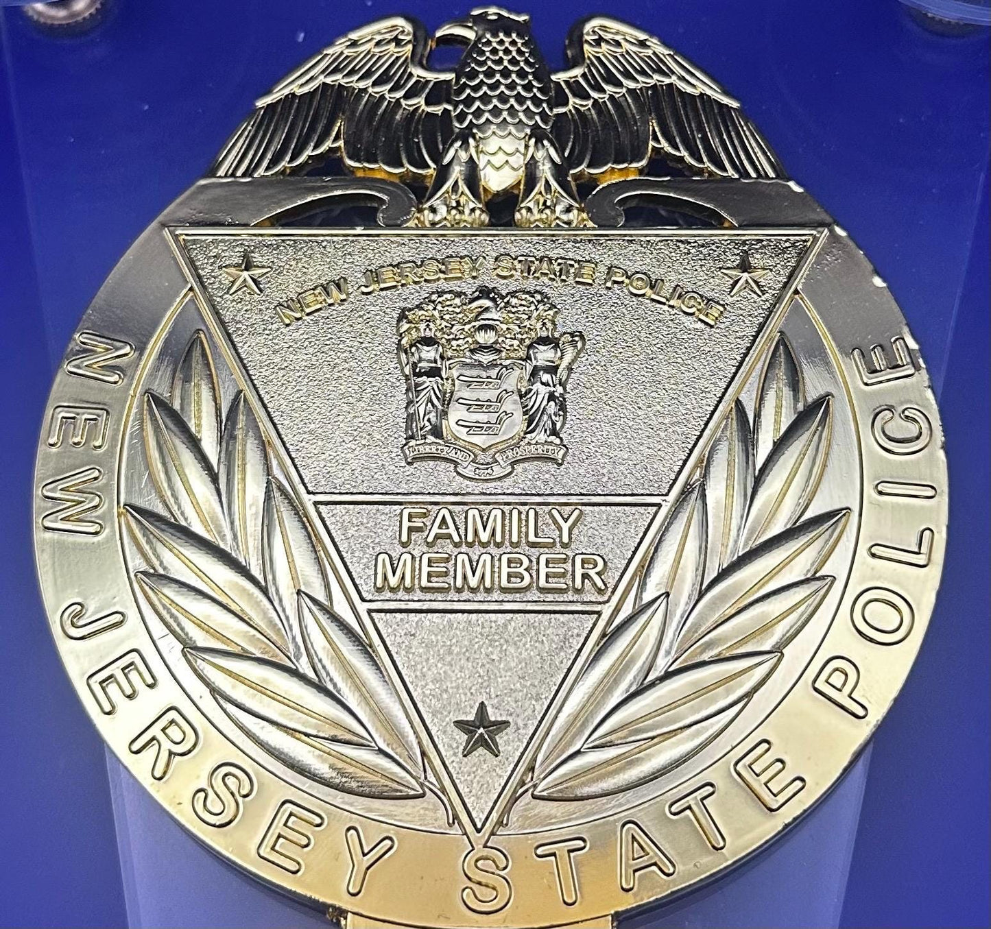 Windshield badge NJ state Police family member